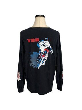Terlingua 2004 National Dual Sport Black Long Sleeve Shirt XL Hanes Beefy